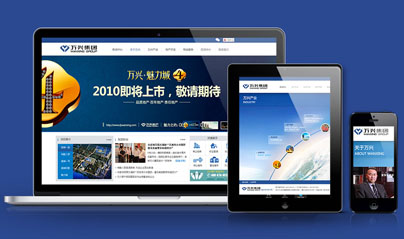 集团公司网站建设案例